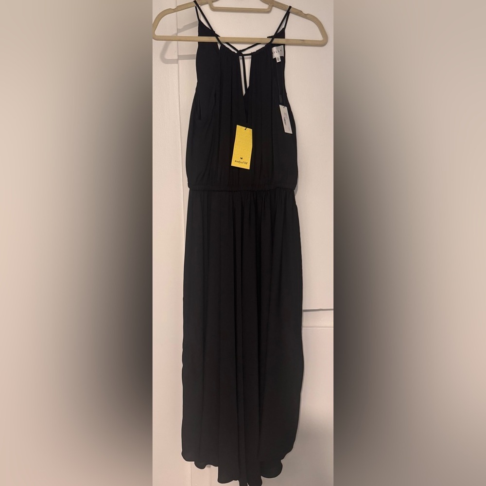 NWT Milly Casey Draped Stretch Silk Halter Dress Size 6